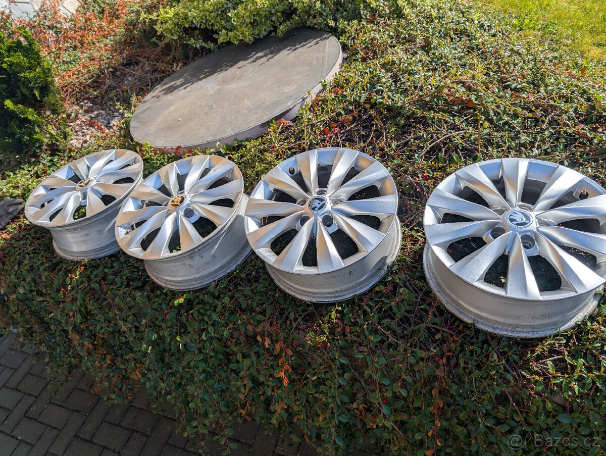 ALU (hliníková) kola Škoda Castor 6Jx16 ET43 5x112