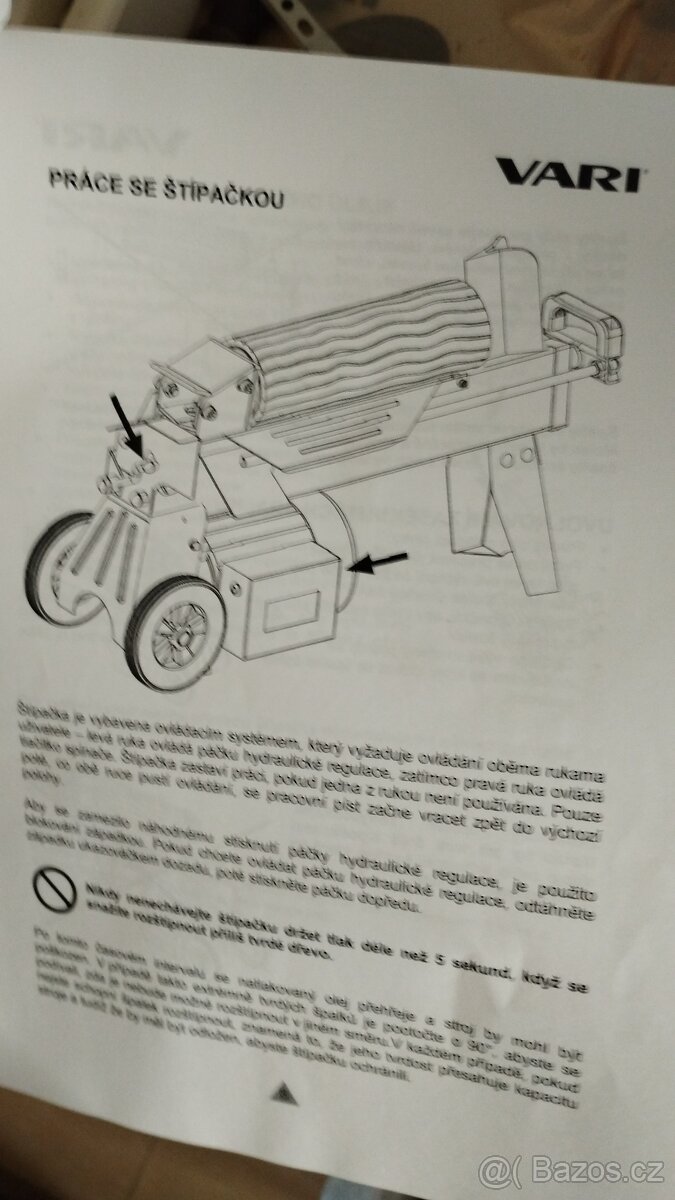 Štípačka VARI 4t - nová