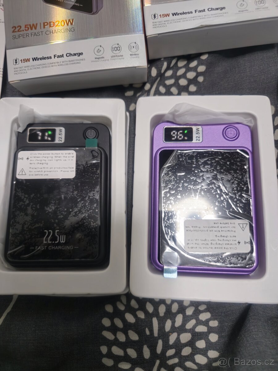 Rychlá malá powerbanka magsfe kapacita 10000 mAh cena za kus