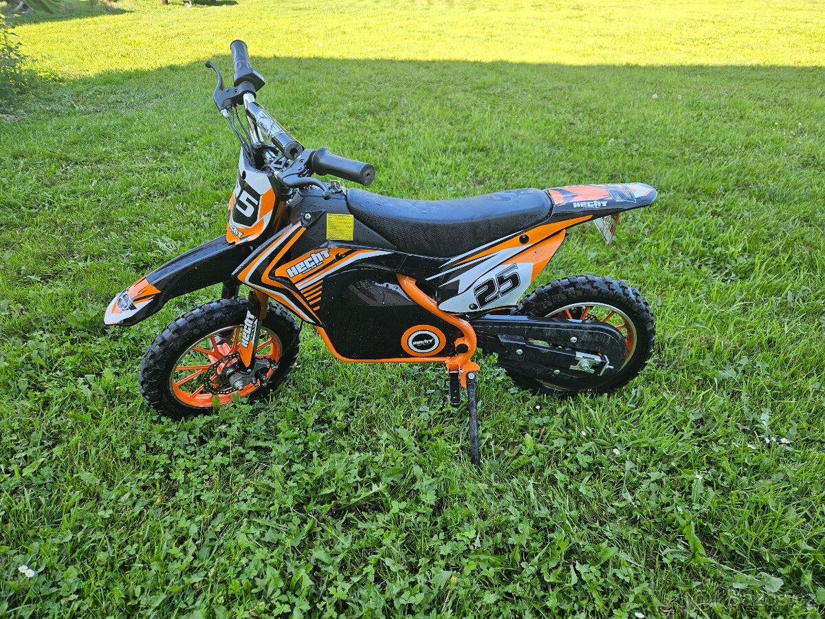 Akumulátorová minicross HECHT 54500 – 36 V/500 W, do 25 km/h