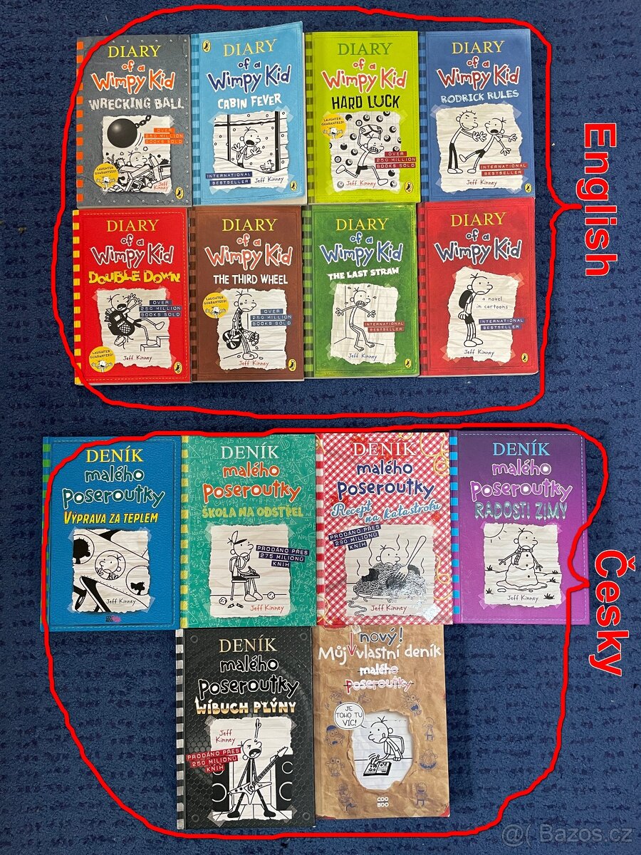 Diary of Wimpy Kid (in English, for children)