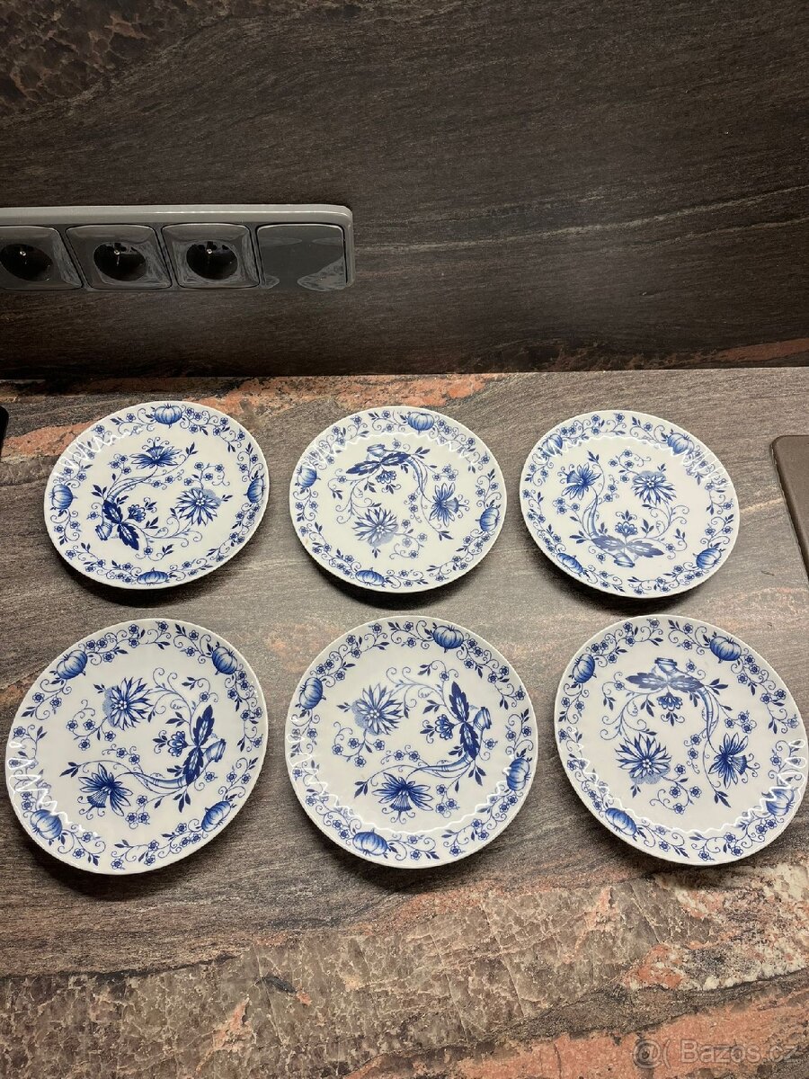 Porcelánové dezertní talíře Wunsiedel 6ks