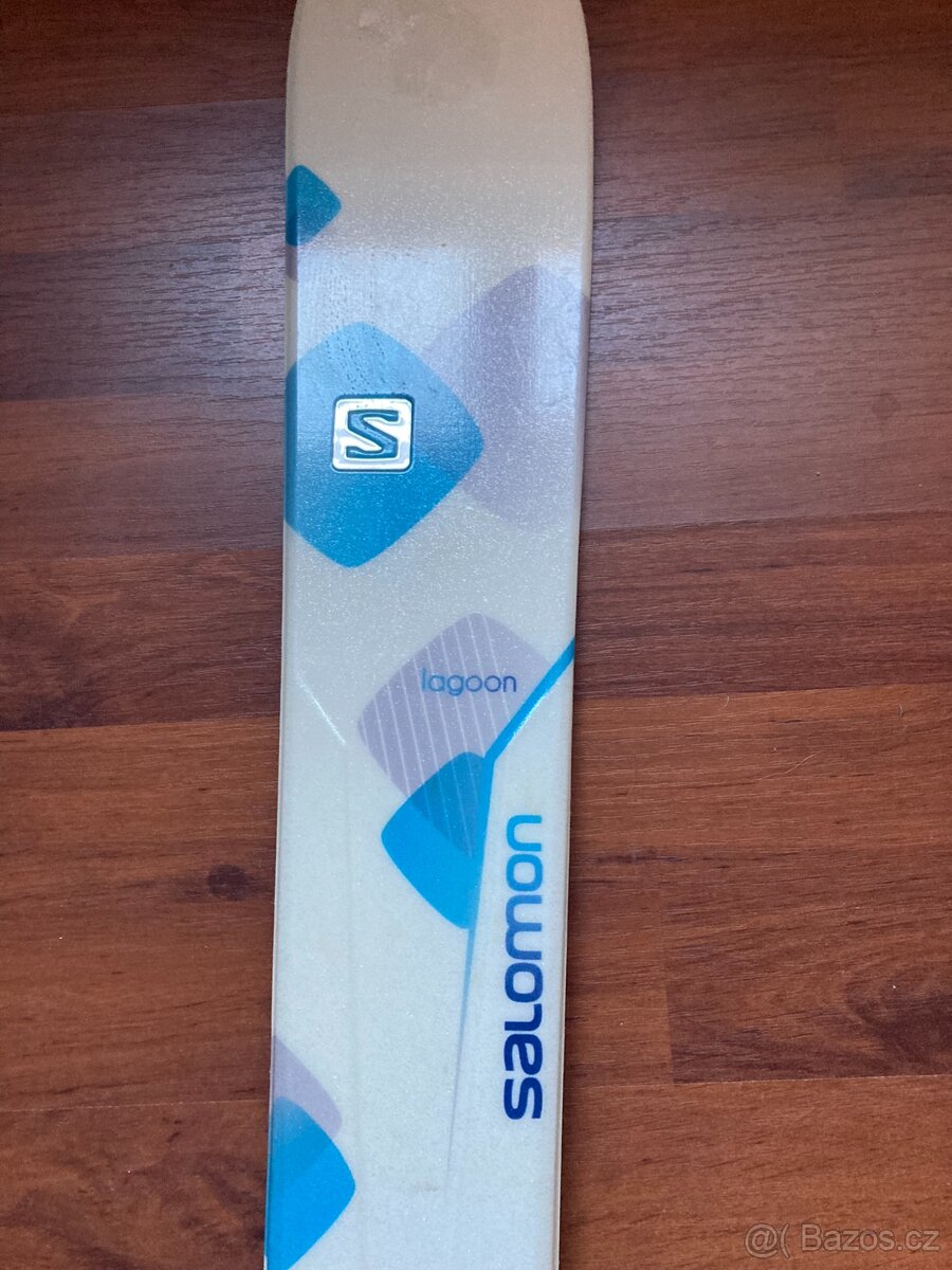 SALOMON SETLyže 159, boty 25,vázání,hůlky, vak