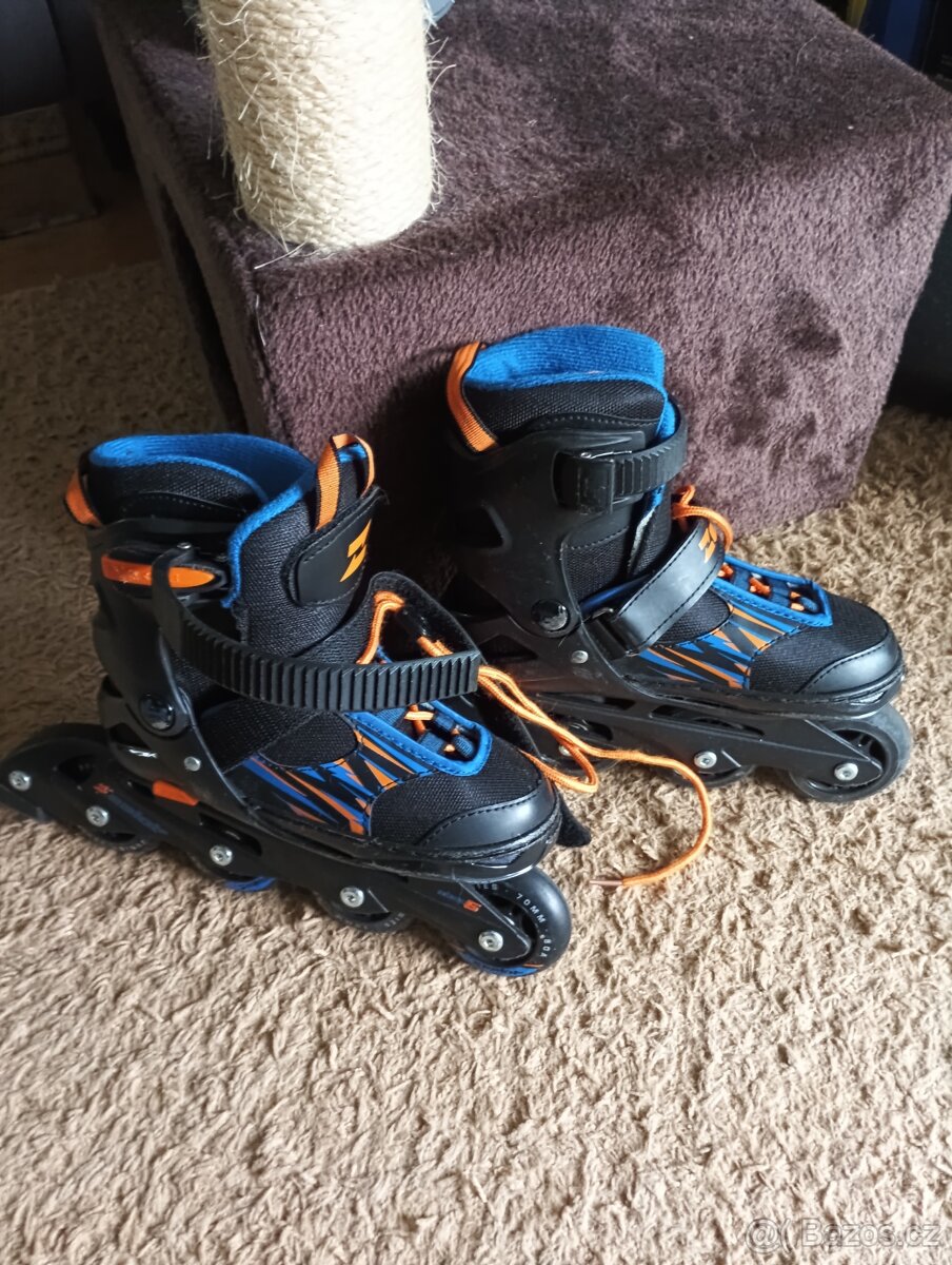 Kolečkové brusle vel 29 až 33