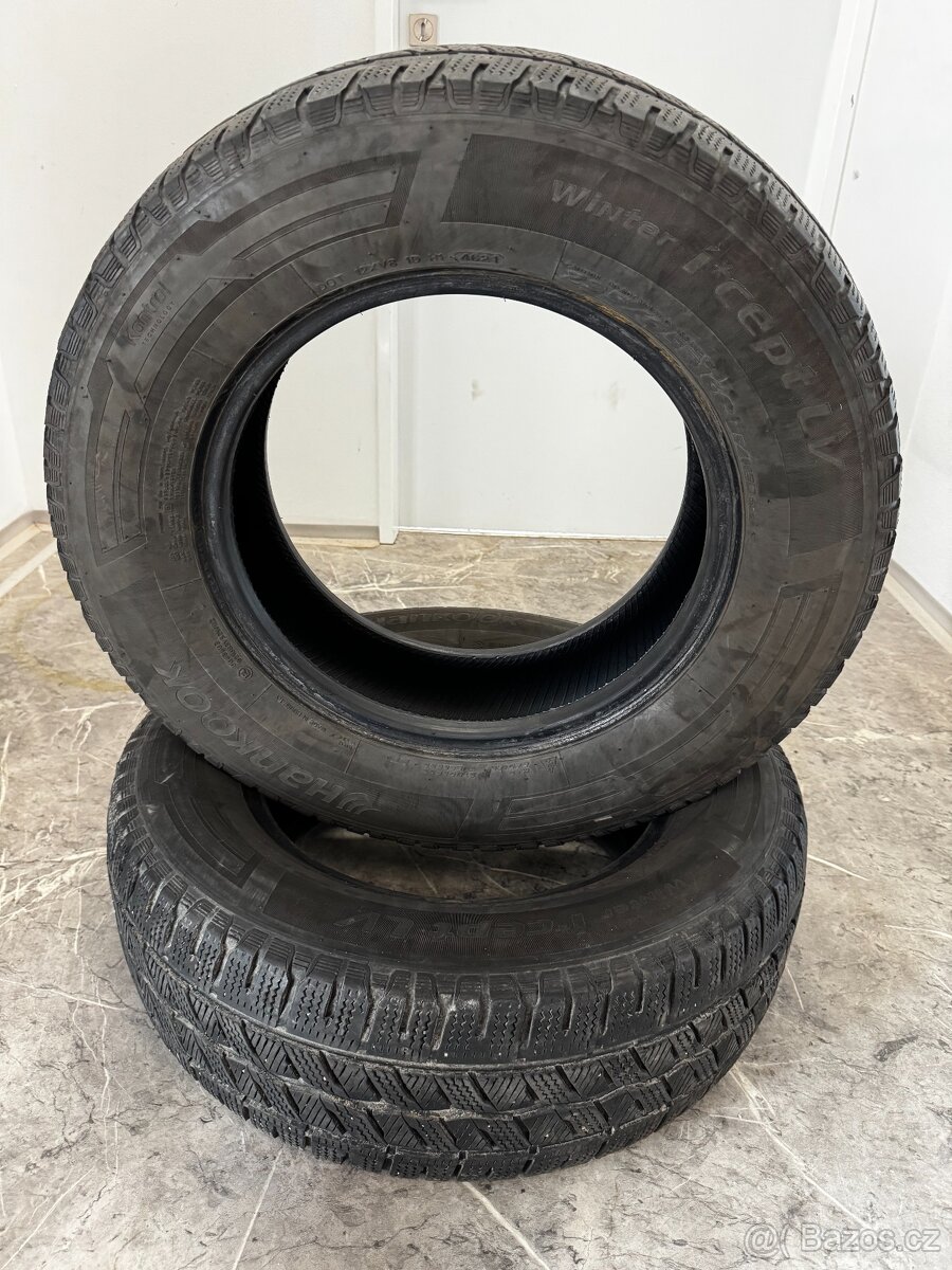 2x zimní pneu Hankook Winter icept LV 235/65 R16C DOT 4621