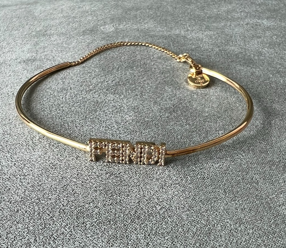 💎Luxusní Fendi Náramek Fendigraphy - Skvělá cena a TOP Stav