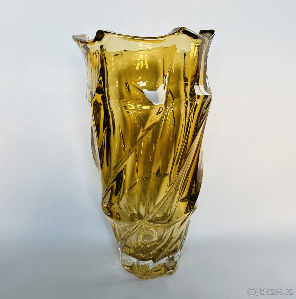 Křišťálová váza Flamenco 29 cm Bohemia Treasury