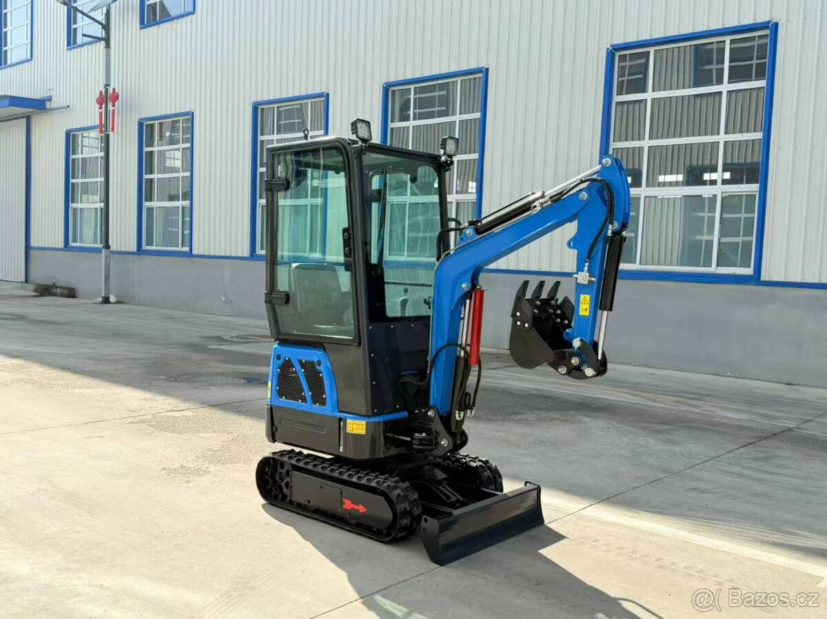 Minibagr Digger D116 1 C bagr s kabinou podkop rypadlo bagri