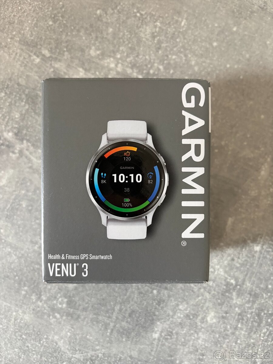 Garmin Venu 3 Silver/Whitestone Band