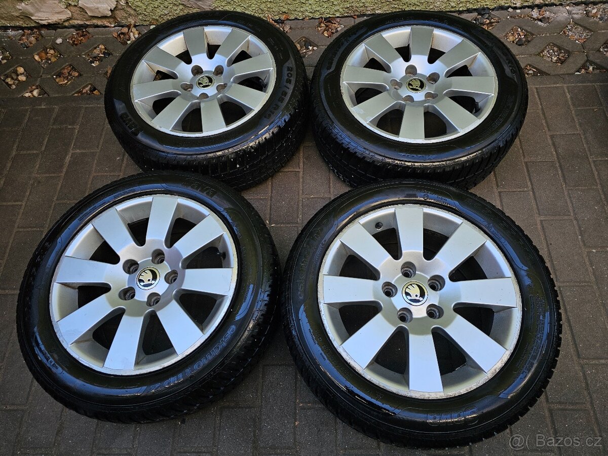 ALU kola Metan Škoda 5x112 Superb R16 zimní
