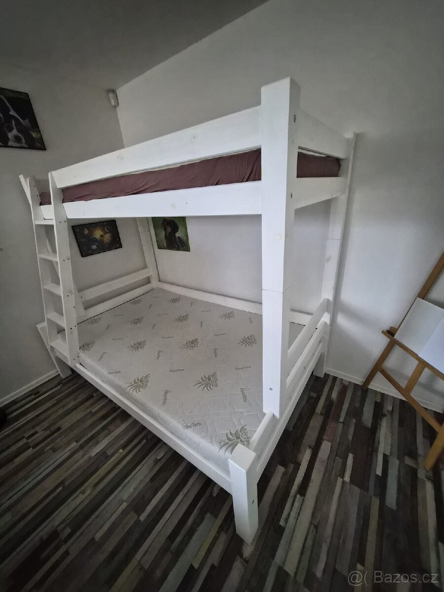 Detska patrova postel se supliky 200 x 90