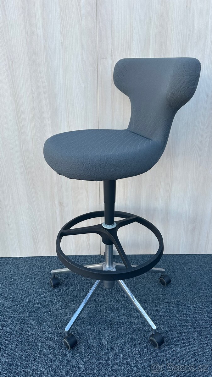 Barová židle Vitra Pivot - šedá
