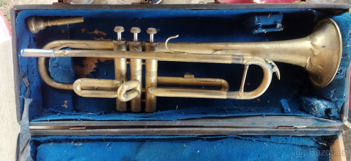 Starožitná trubka/trumpeta Amati Kraslice