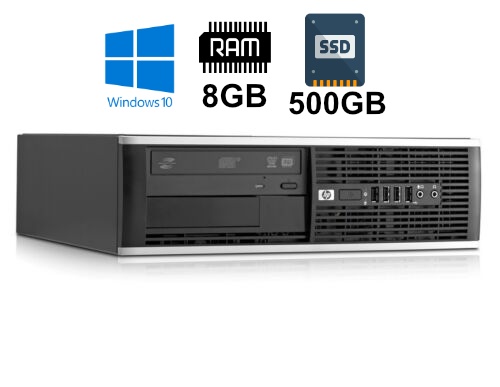 HP Compaq 6200 Pro/8GB RAM/i3 2120 /480GB SSD/Win 10/ Záruka