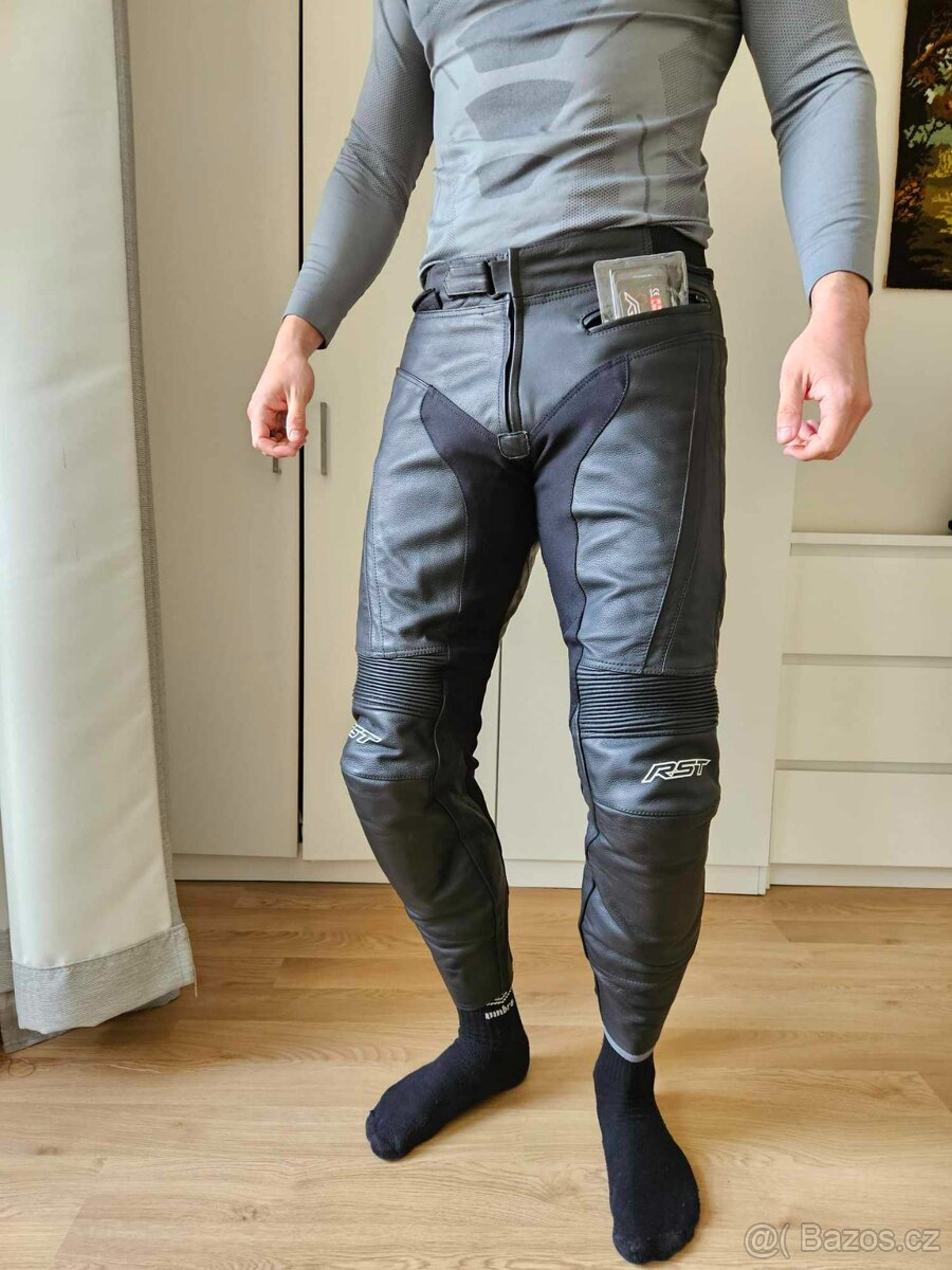 Nové kožené kalhoty RST vel. 34