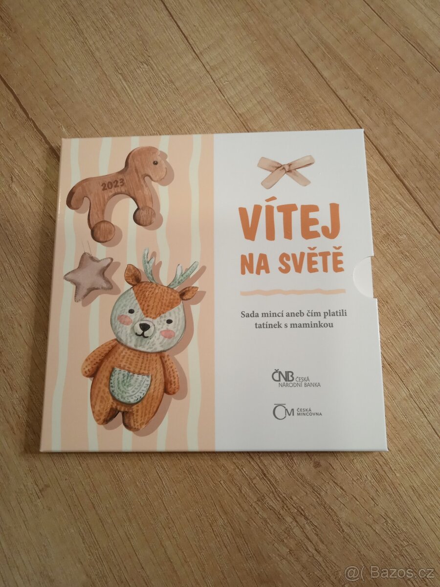 Sada oběžných mincí 2023 Narození dítěte stand