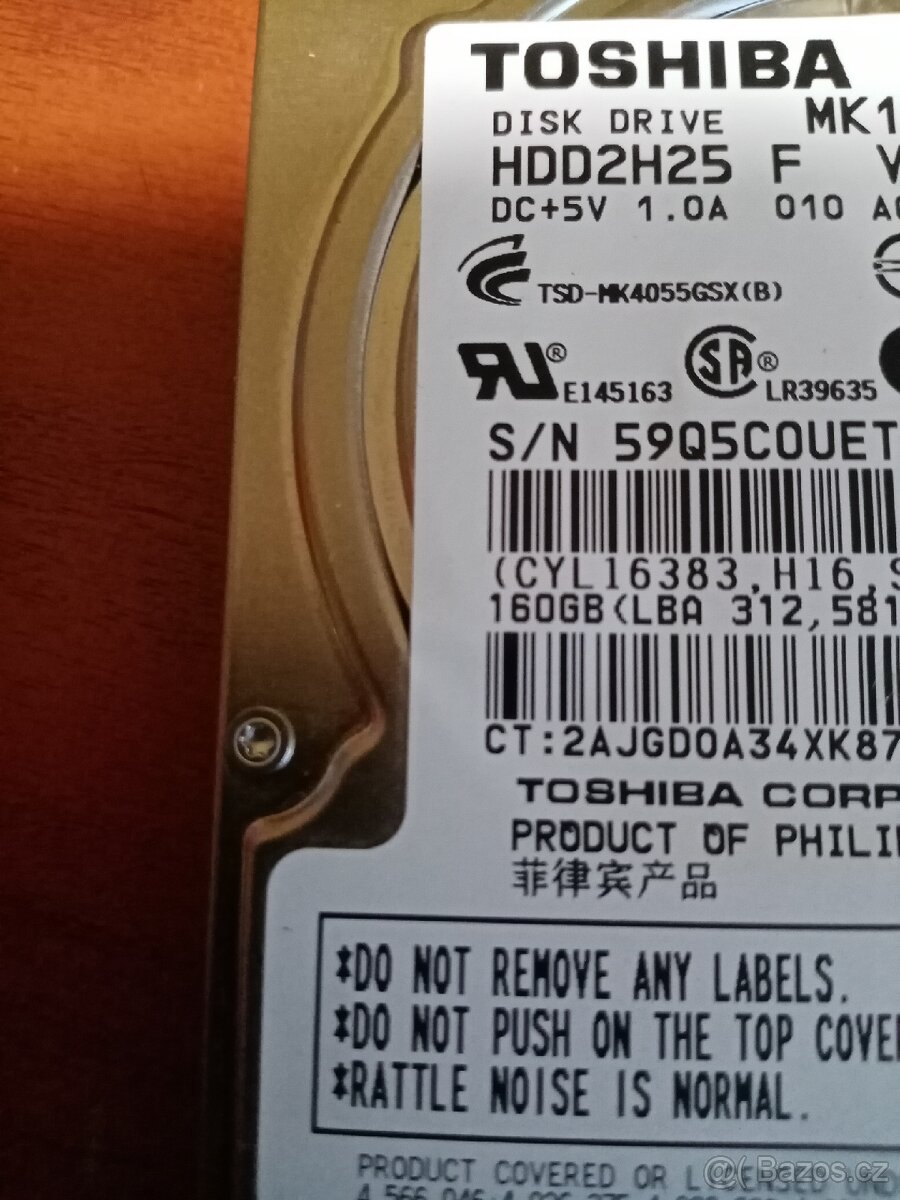HDD 2,5" 160GB