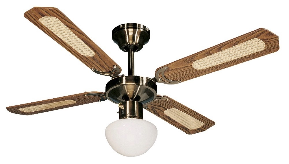 Stropní ventilátor s vestavěným světlem