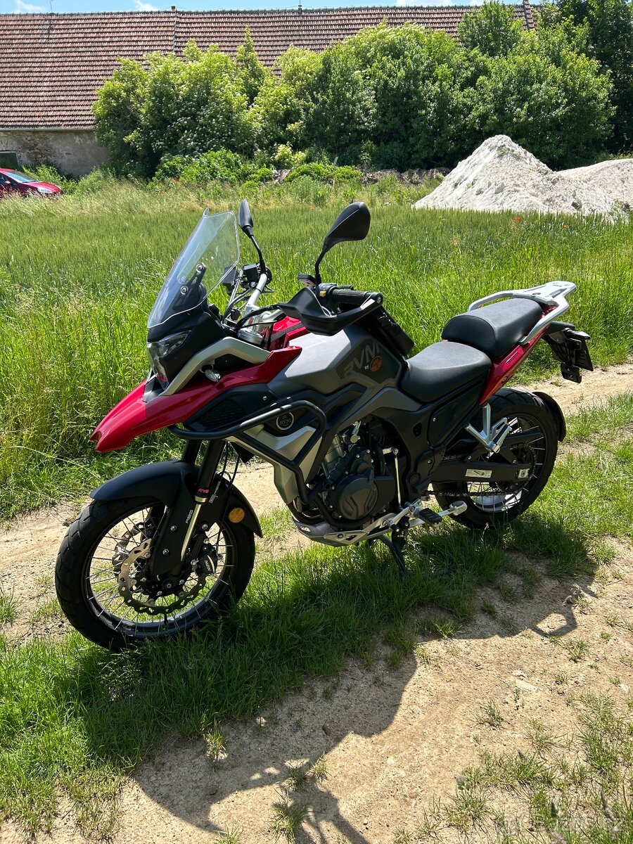 Jawa RVM 500 kufry + vyhřívané gripy