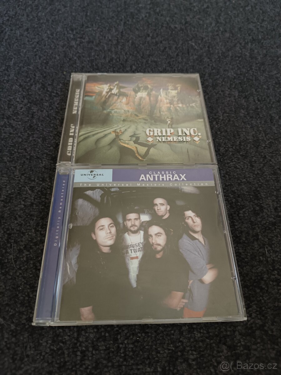 Prodám cd rock metal death