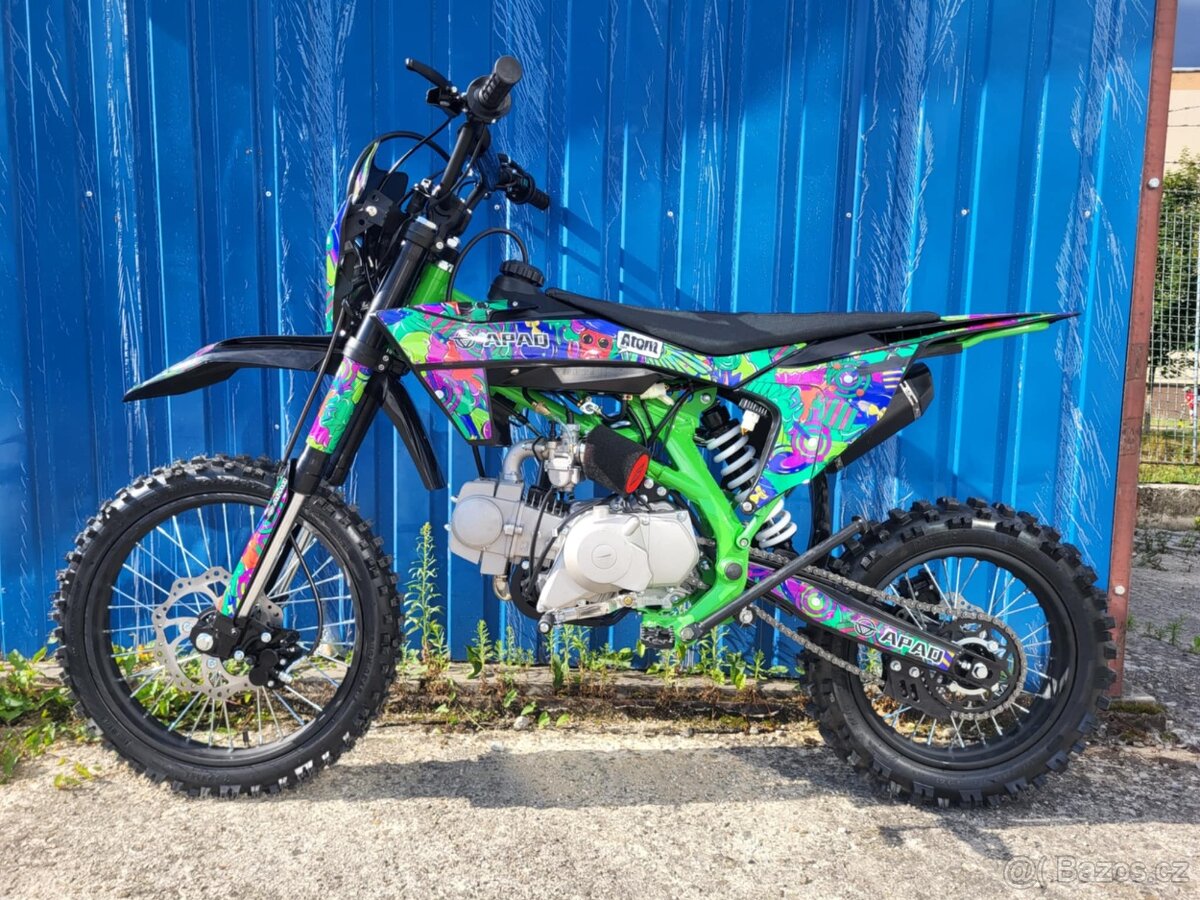 Pitbike APAQ 125ccm 17"/14" E-START + světlo