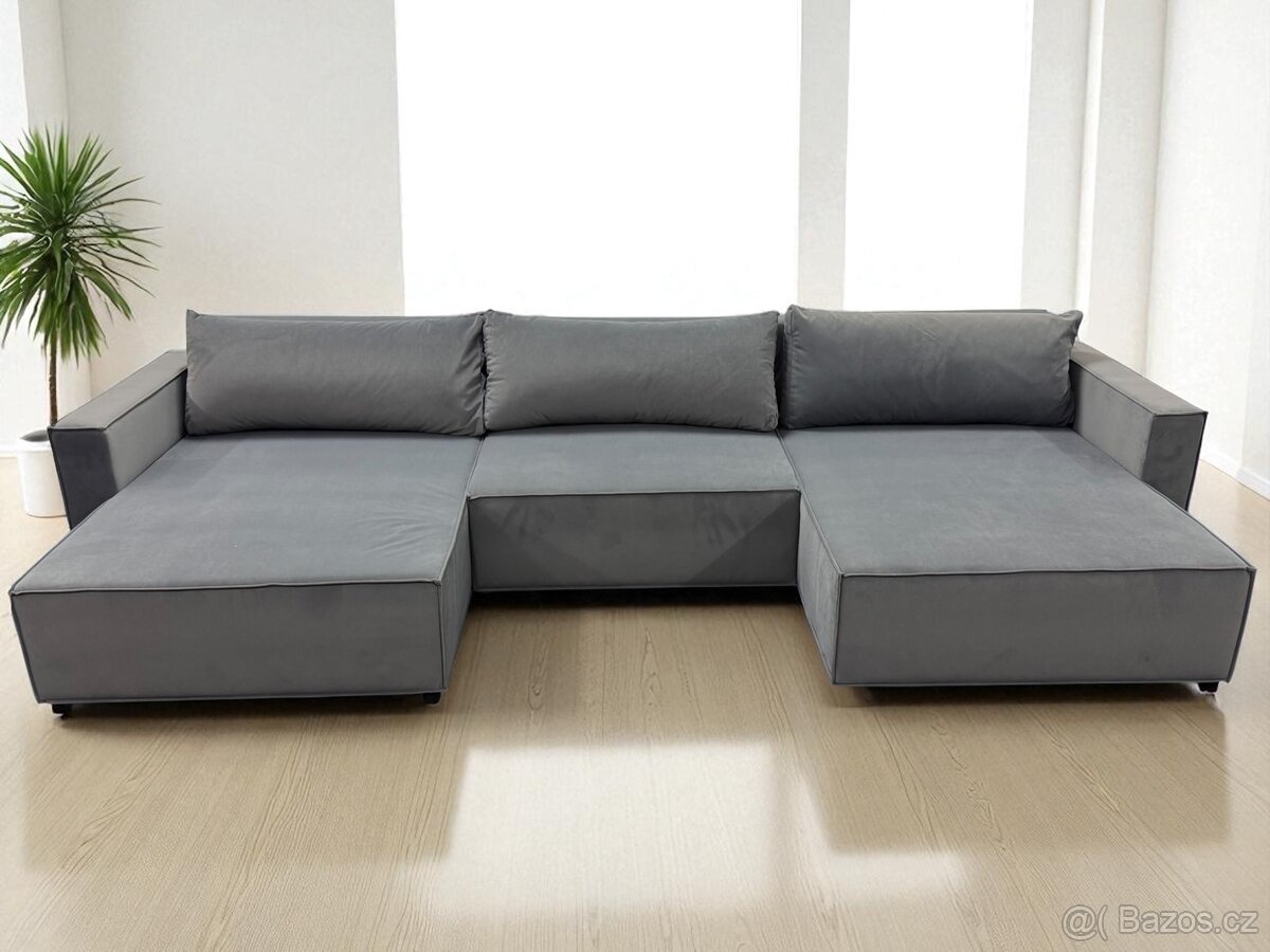 Nový sedací soupravy do U , 3 barvy