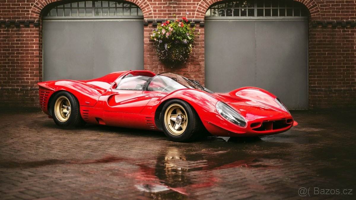 Ferrari 330 - obraz na plátně 45x80 cm