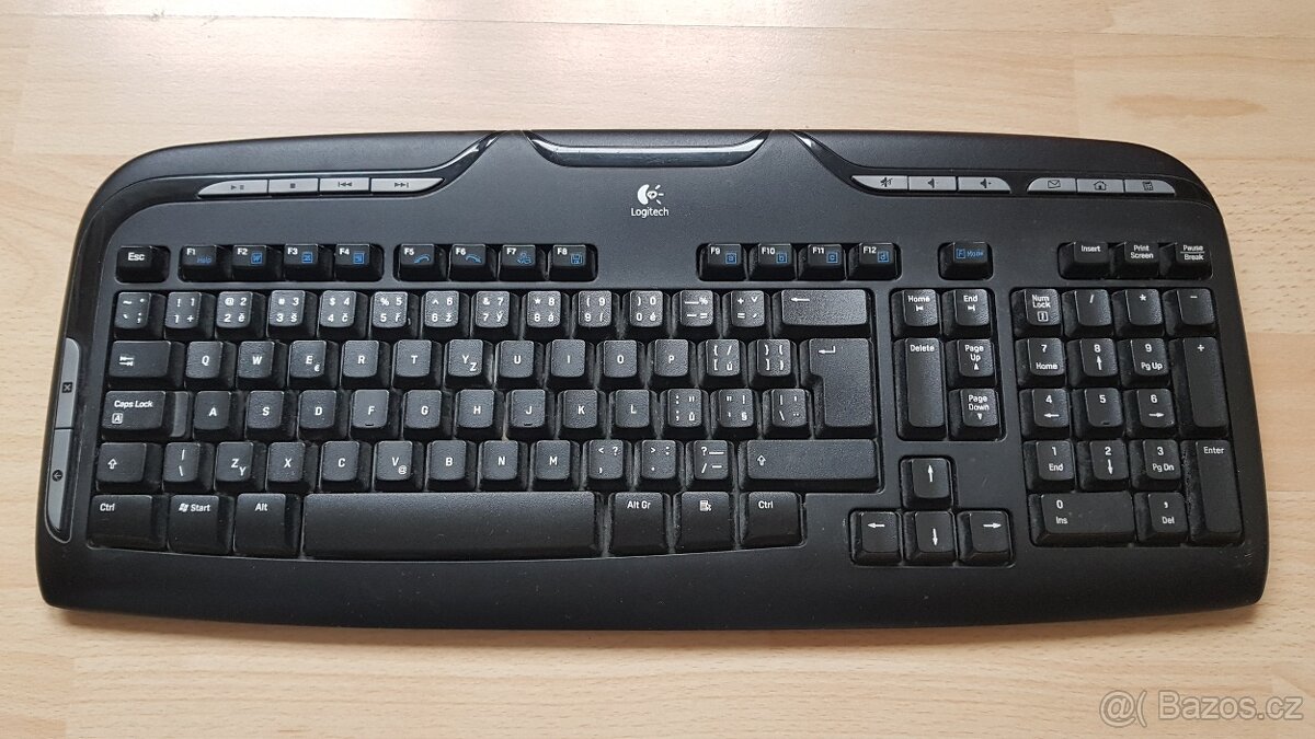 PC klávesnice Logitech EX110 multimediální bezdrátová