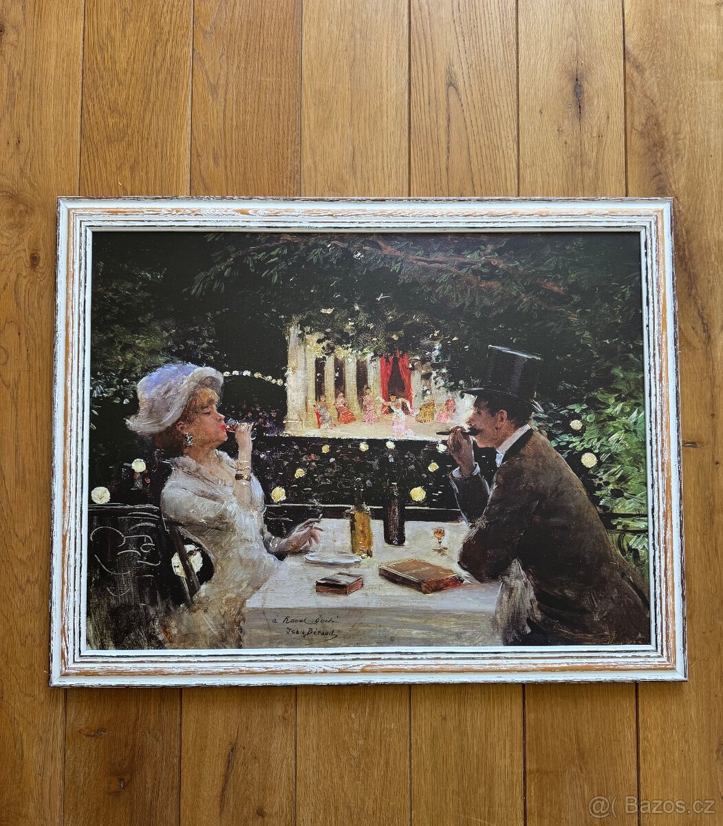reprodukce slavného obrazu 66 x 55 cm Jean Beraud