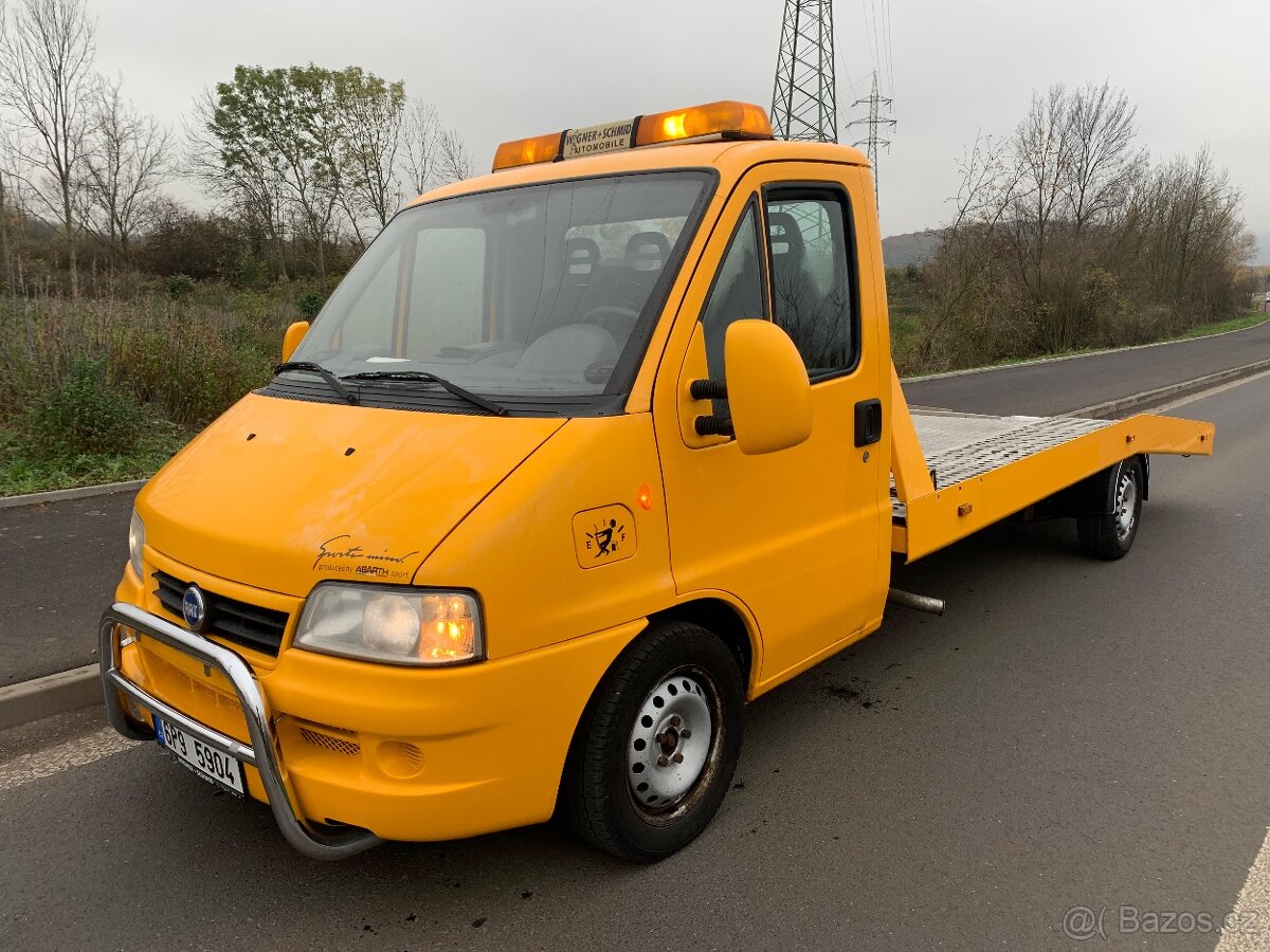 Prodám Odtahovku Fiat Ducato 2,8jtd 94kw, 3,5t, Nová STK.