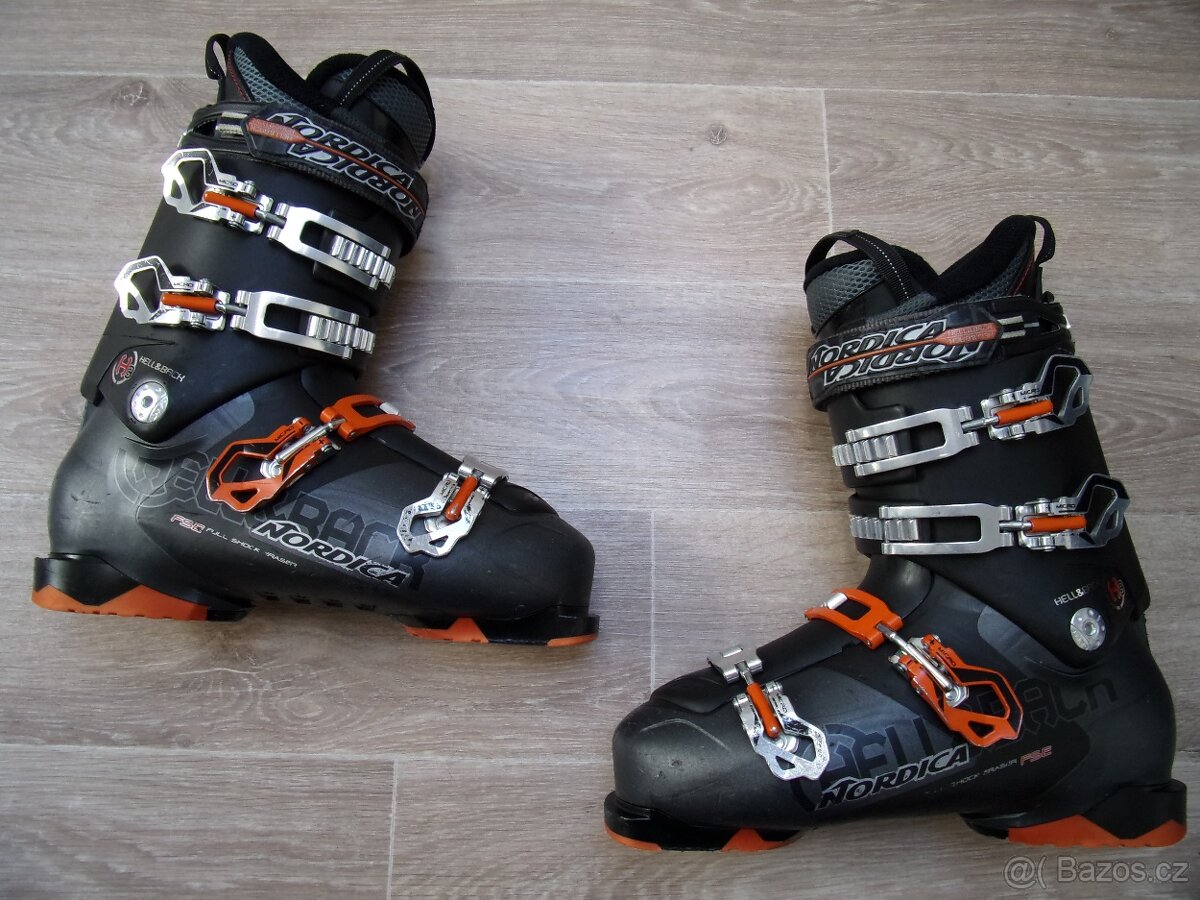 lyžáky 45, lyžařské boty 45 , 29,5 cm, Nordica 100