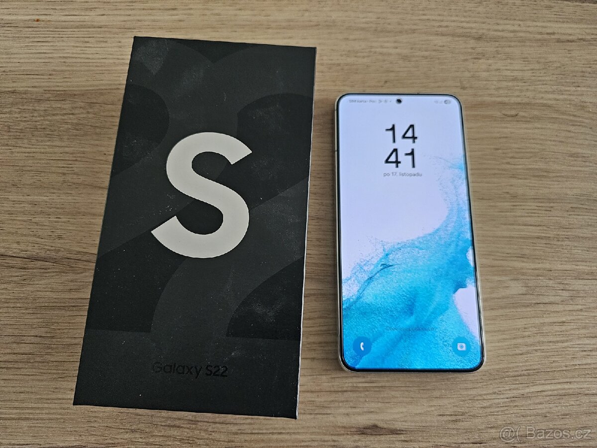 Samsung S22 256gb bílý