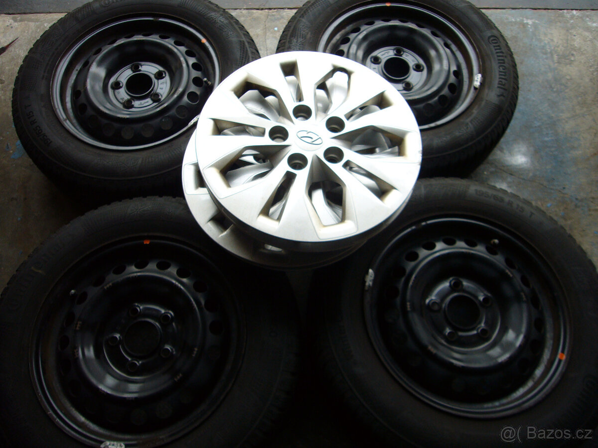 ZIMNÍ KOLA orig.HYUNDAI i20 15" 5x114,3 5,5" et-45,stř.-67