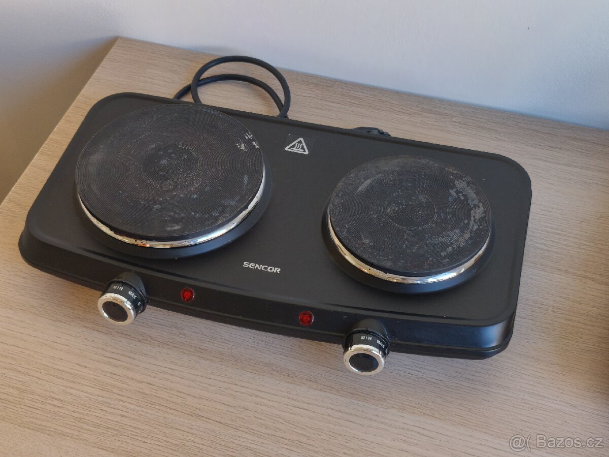 Elektrická plotýnka - dvouplotýnkový vařič