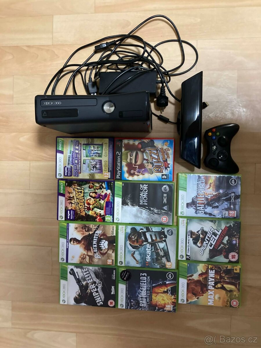 Xbox 360 + Kinect + hry