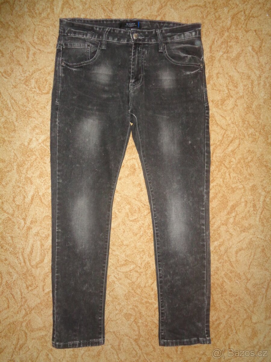 Prodám tmavě šedé rifle vel.32