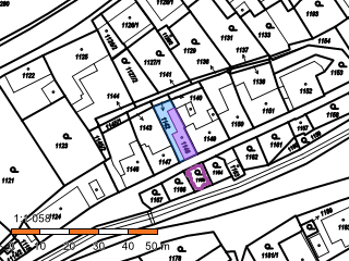 Stavební pozemek Jedovnice, zasíťováno, parkování.