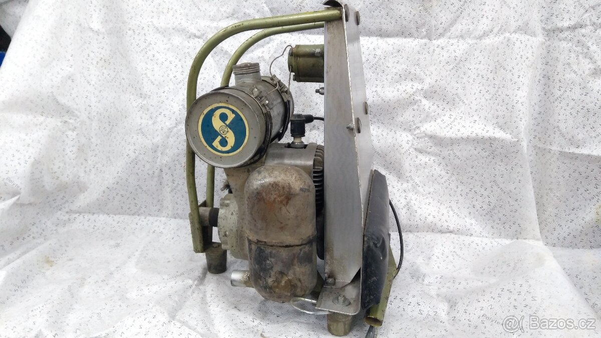 starý křovinořez Fichtel a Sachs