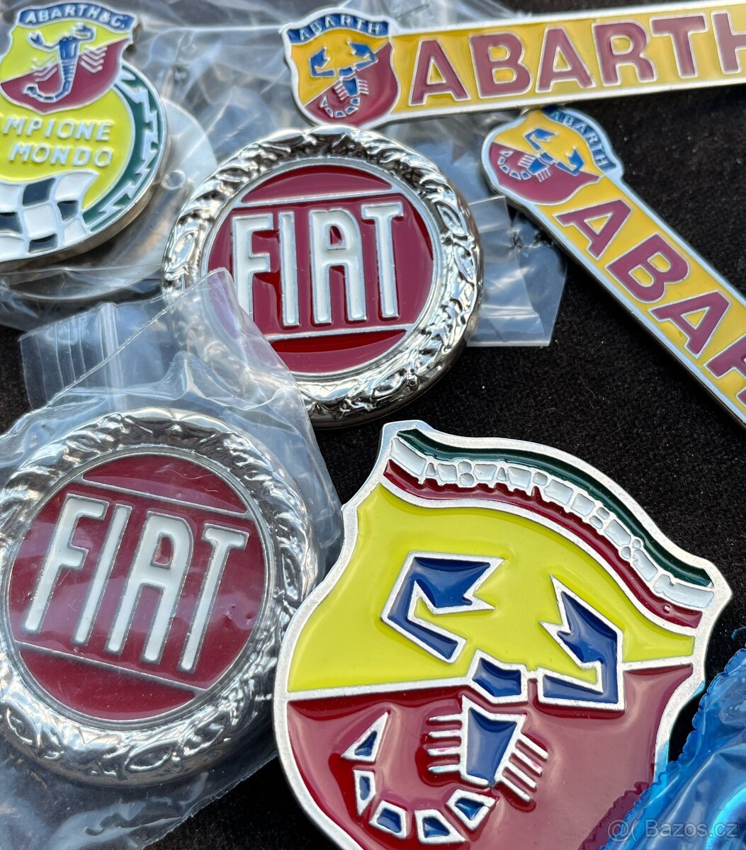 Fiat Abarth štítky