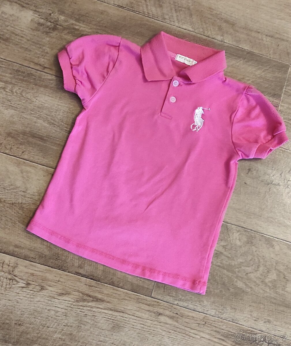 Dívčí polo tričko vel.100