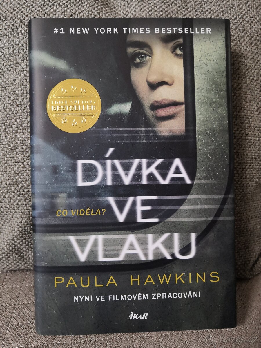 Dívka ve vlaku (Paula Hawkins) filmový přebal 2. vydání