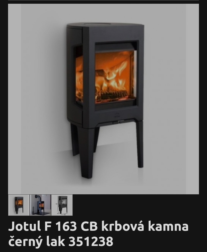 Krbová kamna Jotul F163CB