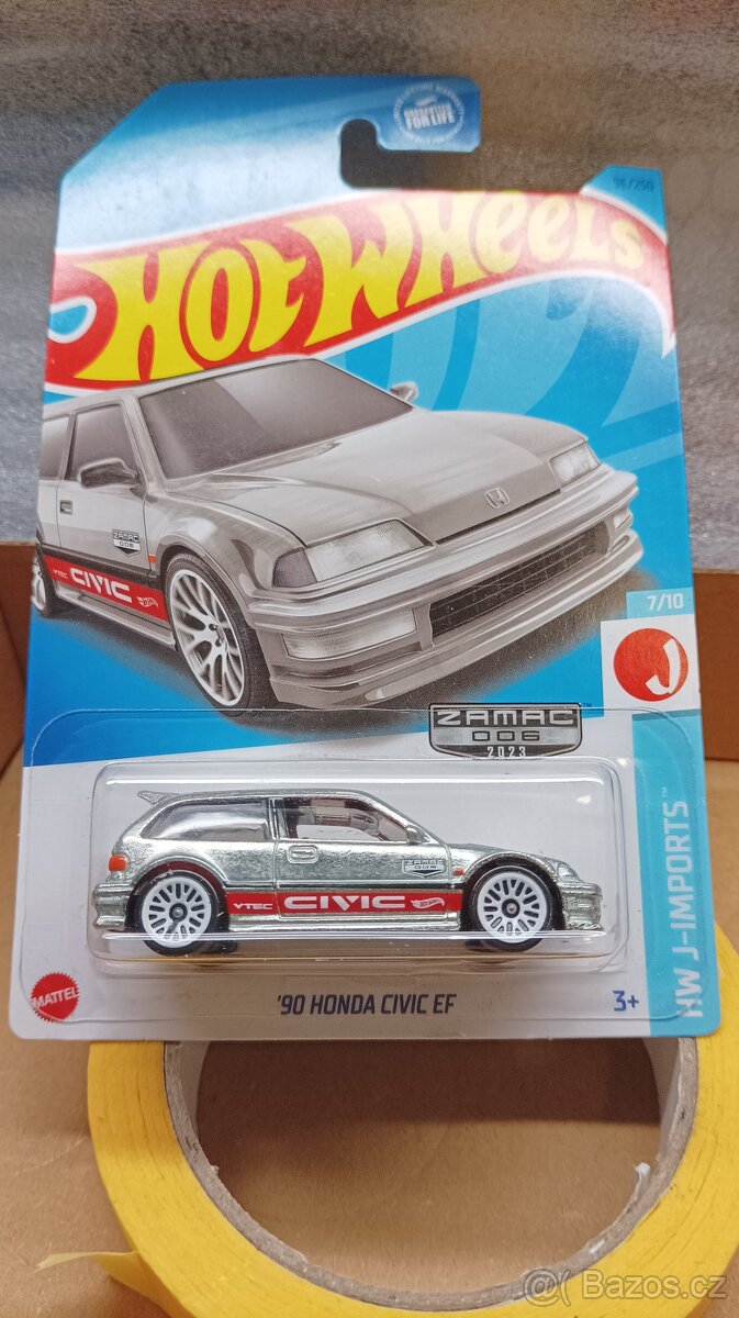 Hot wheels Honda Civic ef ZAMAC Walmart exclusive rarita