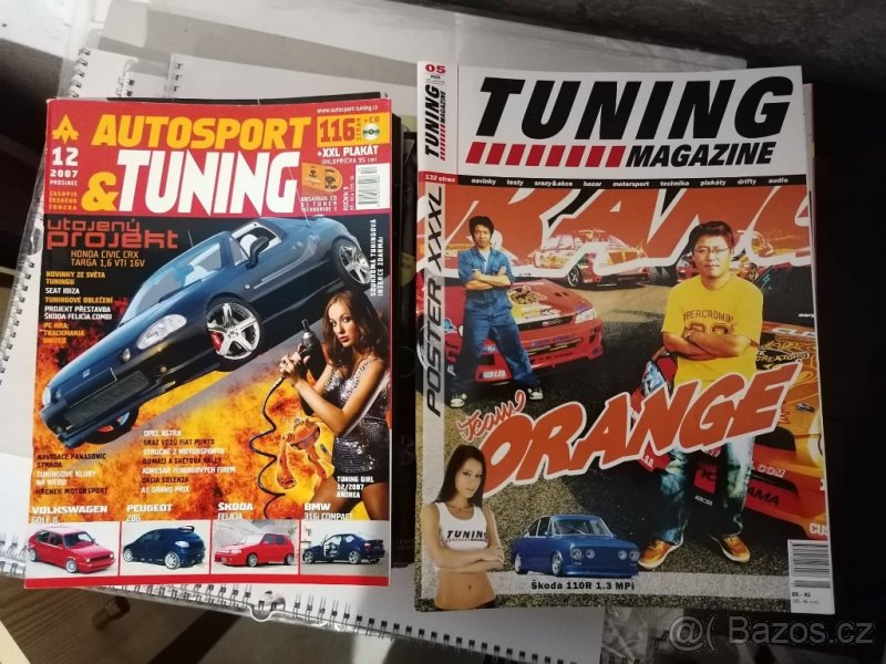 Časopisy Tuning Magazine, Autosport Tuning, Automobil, FOOD