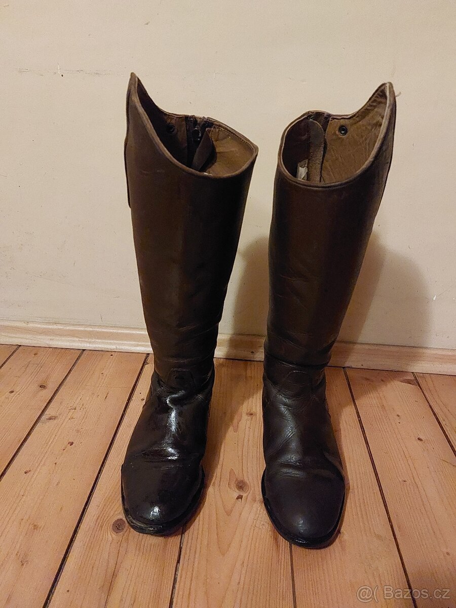 Vysoke jezdecke boty HKM - vel. 37