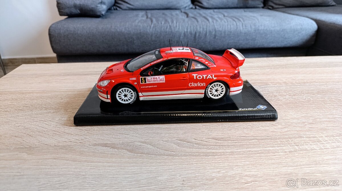 Peugeot 307 WRC Rally Monte Carlo 2004 Solido 1:18