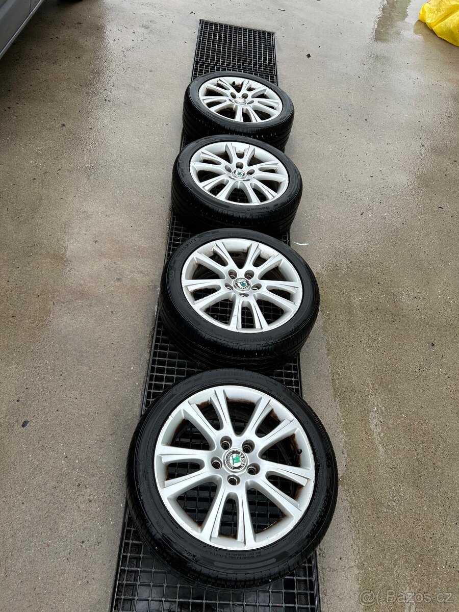 ALU kola Zenith R17 - originál Škoda RS