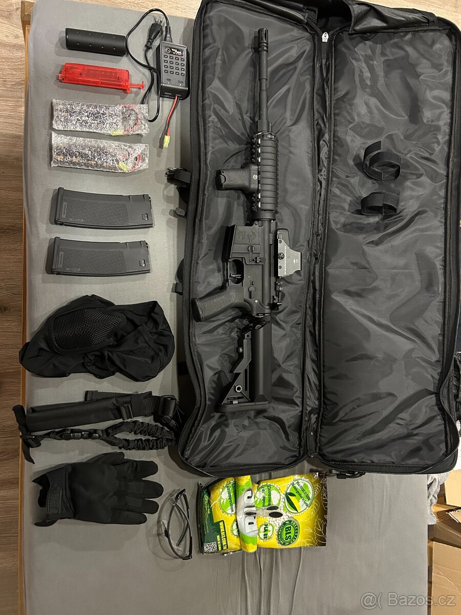 Airsoftová zbraň RRA SA-E03 EDGE 2.0 černá + příslušenství