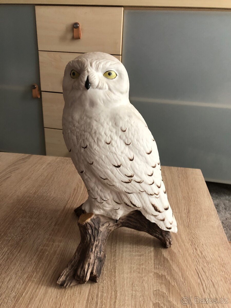 porcelan Royal dux Sova