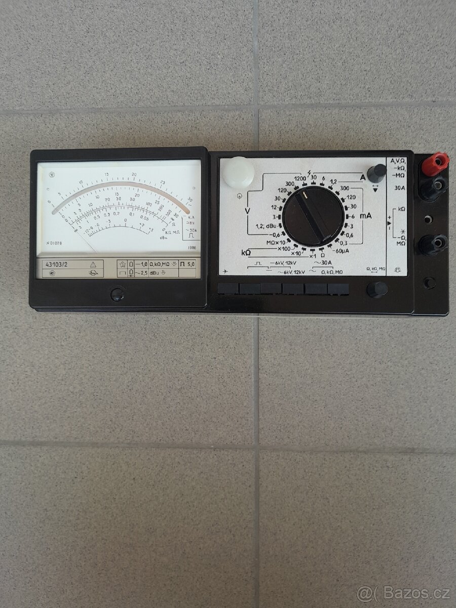 Predám multimeter 43103/2, rok vyroby 1988